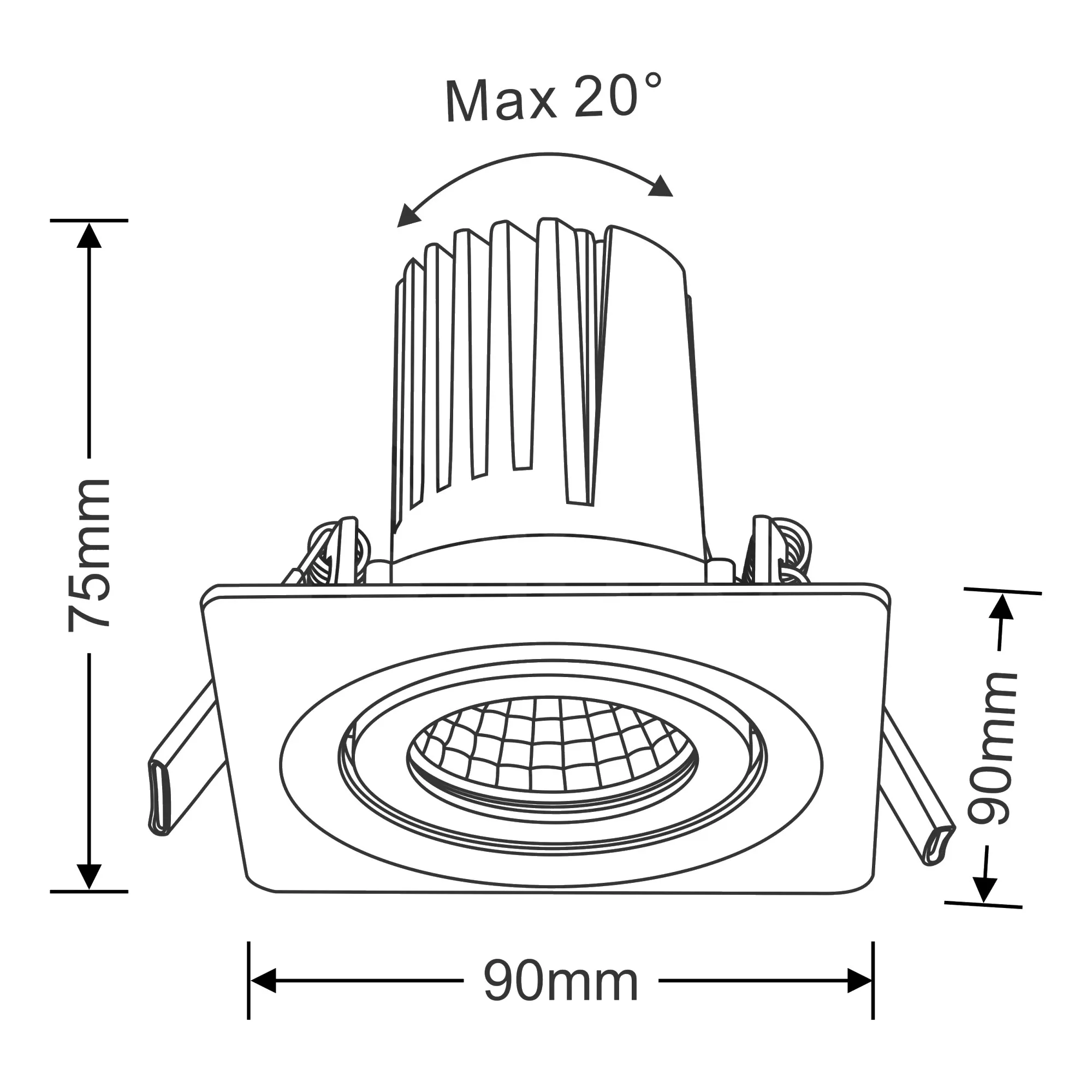 Bama S 12 Recessed Ceiling Luminaires Dlux Round Recess Ceiling